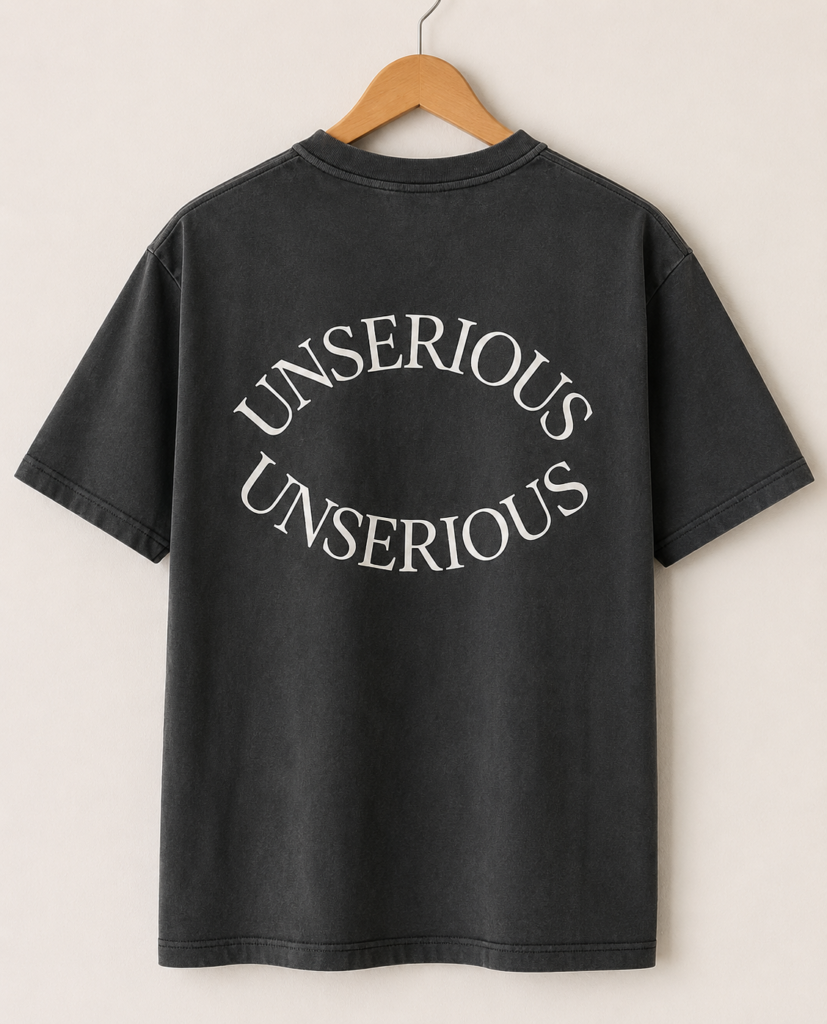 Unserious texto en ojo